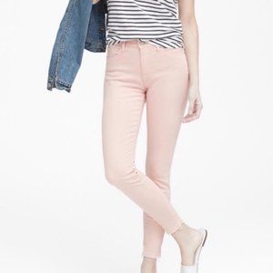 NWT Banana Republic Pink Mid-Rise Premium Denim
